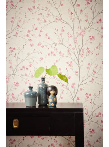 A.S. Création Tapete Blooming Asia in Rosa