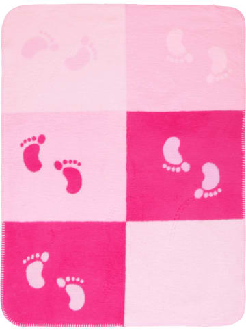 Erwin Müller Baumwolle Babydecke in rosa