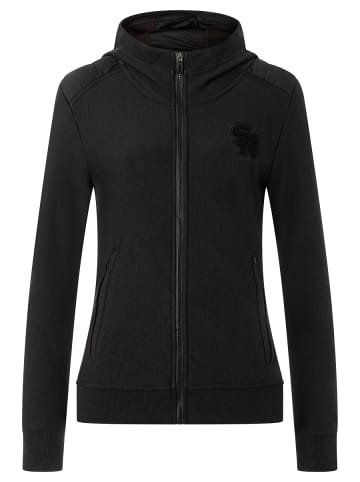 super.natural Merino Jacke in schwarz