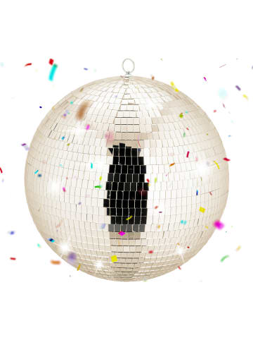 relaxdays Discokugel in Champagner - Ø 40 cm