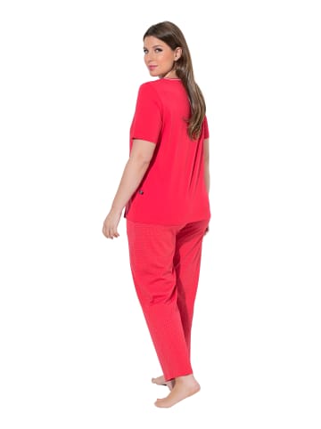 Ulla Popken Pyjama in fuchsiarot
