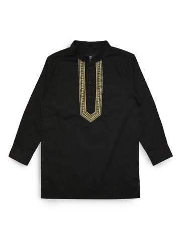 Threadboys Langarmhemd TBB Woven Eid Braden in Black