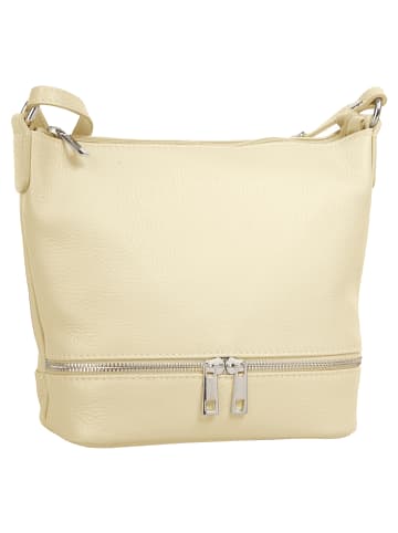 Cluty Umhängetasche echt Leder in beige