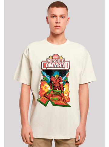 F4NT4STIC Oversize T-Shirt Arcade Game Atari Retro in sand