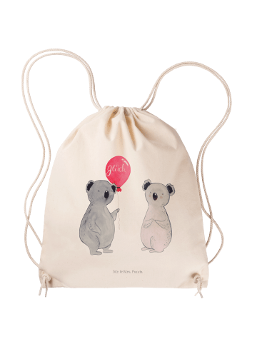 Mr. & Mrs. Panda Sportbeutel Koala Luftballon ohne Spruch in Creme