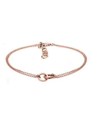 Elli Armband 925 Sterling Silber Kreis in Rosegold