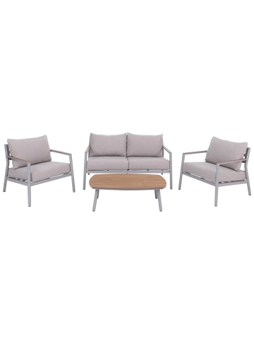 MCW Aluminium Gartengarnitur P79, Creme-beige