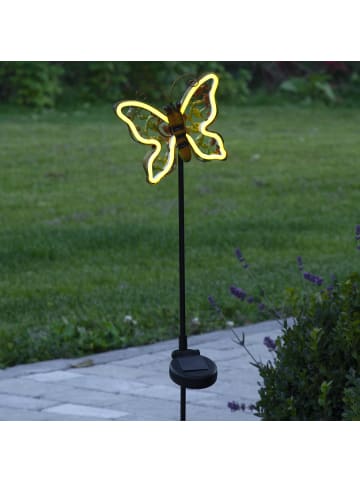 STAR Trading Solar-Erdspieß Linny Butterfly in Chrom