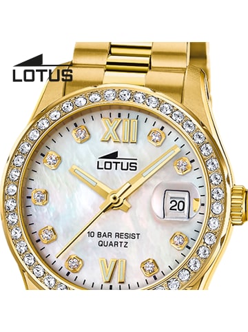 Lotus Chronograph-Armbanduhr Lotus Classic gold mittel (ca. 32,5mm)
