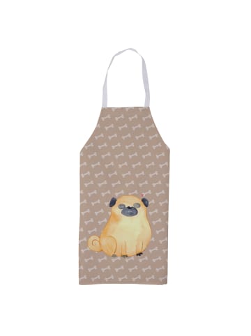 Mr. & Mrs. Panda Schürze Mops ohne Spruch in Hundeglück