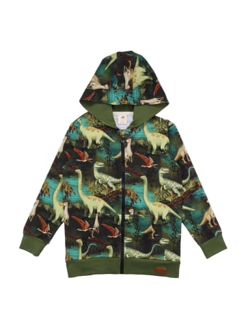 Walkiddy Sweatjacke Dinosaur Jungle - Baumwolle (Bio)