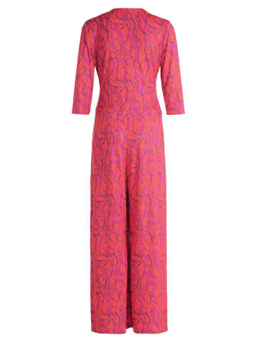 CARTOON Jumpsuit mit weitem Bein in Orange/Purple