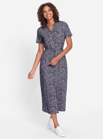 WITT WEIDEN Jerseykleid in marine-weiß-bedruckt