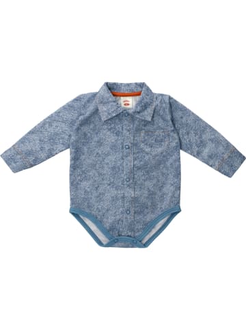 Makoma Langarmbody Jeansstyle in blau