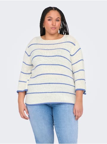 ONLY Carmakoma Strickpullover in Cloud Dancer 1