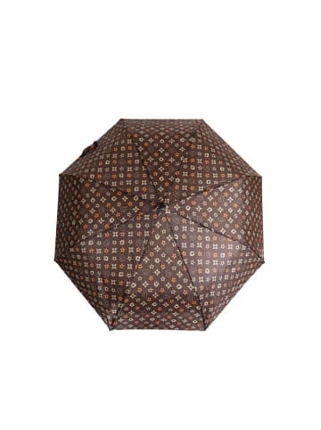 COFI 1453 Taschenschirme mit Schutzhülle – stilvoll & robust gegen Wind in Braun