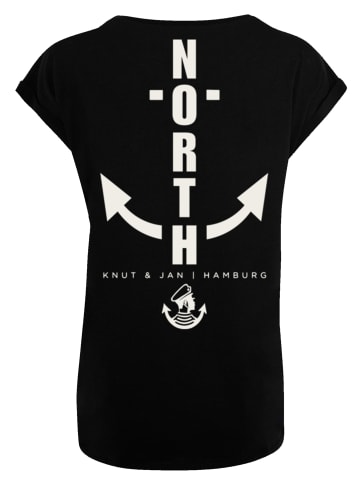 F4NT4STIC T-Shirt North Anchor Knut & Jan Hamburg in schwarz