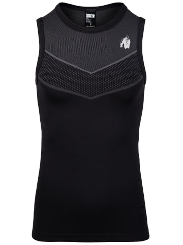 Gorilla Wear Norton Nahtloses Tanktop – Schwarz