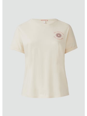 QS T-Shirt in 08D0_helles sand