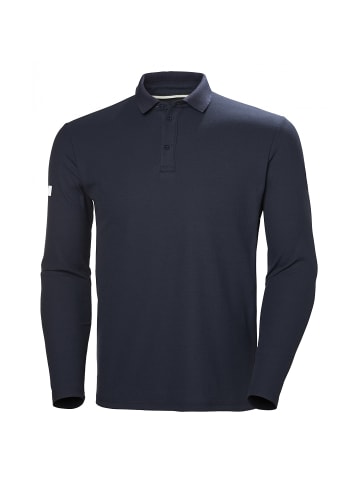 Helly Hansen M CREWLINE LS POLO in Marine