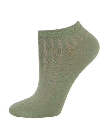 ewers Sneaker Socken GOTS Rippe in salbei