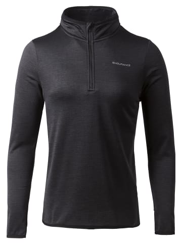 Endurance Langarmshirt VIRONIC W Waffle in 1001 Black