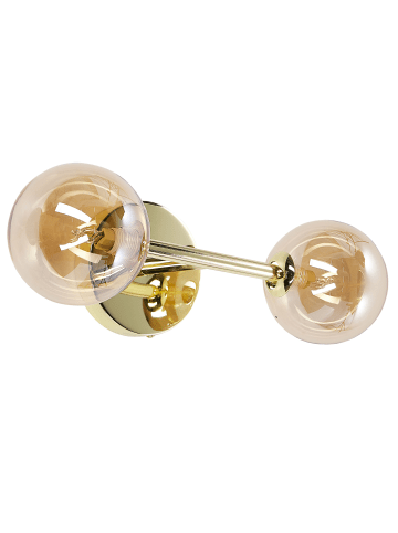 Beliani Wandleuchten RAMIS in Gold - (W) 36 x (H) 12 x (L) 12 cm