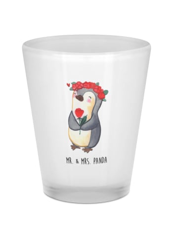 Mr. & Mrs. Panda Schnapsglas Jungfrau Astrologie ohne Spruch in Transparent