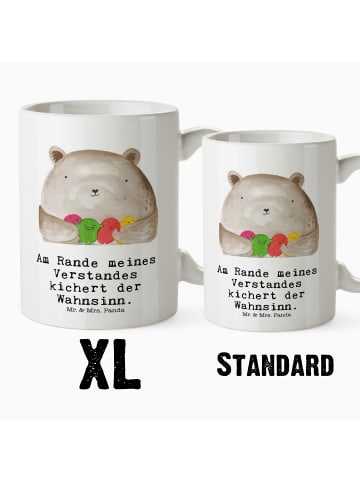 Mr. & Mrs. Panda XL Tasse Bär Gefühl mit Spruch in Weiß