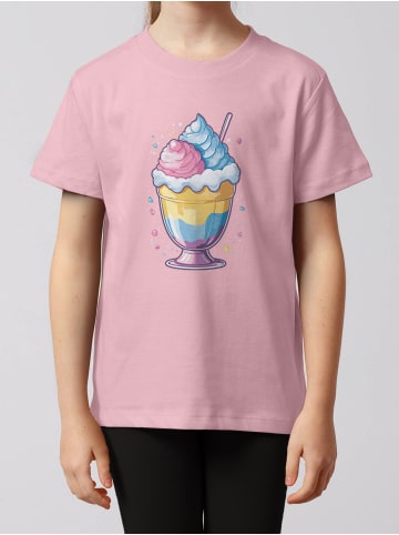 wat? Apparel T-Shirt Eisbecher in Rosa