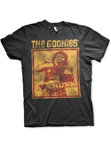 The Goonies T-Shirt "I Love Chunk Big Tall T-Shirt" in Schwarz