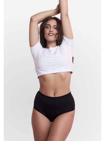 SNOCKS Highwaist Period Panty JULE - ultra heavy flow - femtis by SNOCKS 1 Stück in Schwarz