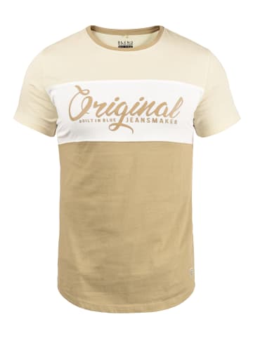 BLEND Rundhalsshirt BHNero in Beige
