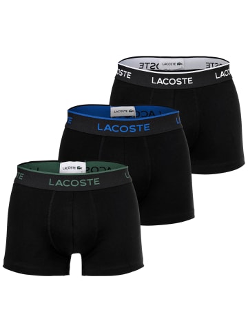 Lacoste Boxershort 3er Pack in Schwarz
