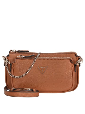 Guess Noelle II DBL Pouch - Umhängetasche 24 cm (taupe) in light cognac