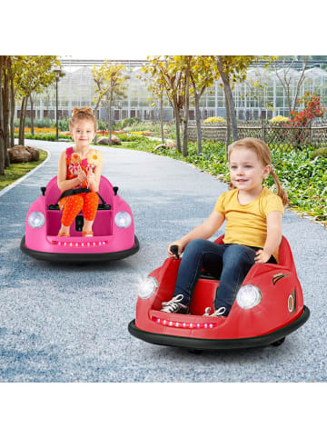 COSTWAY 12V Autoscooter Kinder in Rot