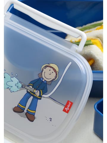 Sigikid Brotdose Lunchbox mit Rohkostschälchen in dunkelblau