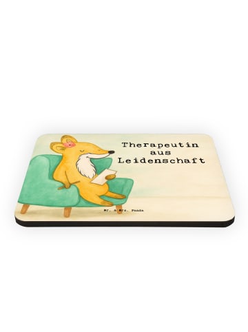 Mr. & Mrs. Panda magnet Therapeutin Leidenschaft Design mit Spruch in Weiß