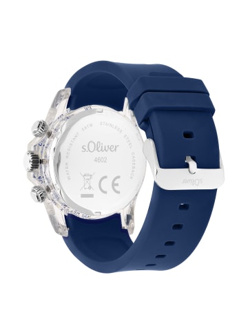 s.Oliver Armbanduhr The Colorful Watch in blau