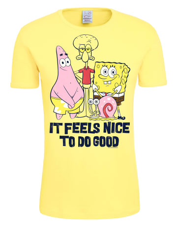 Logoshirt T-Shirt Spongebob in kanariengelb