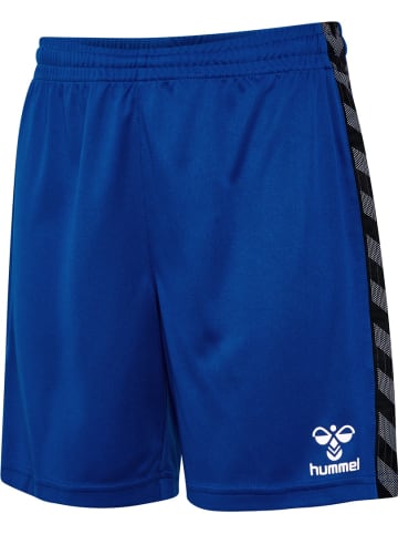 Hummel Kinder Short "Hmlauthentic Pl Shorts Kids" in Blau