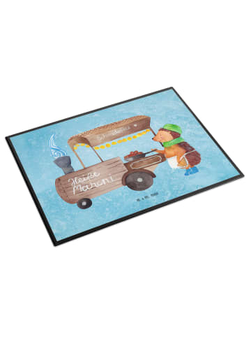 Mr. & Mrs. Panda schreibtischunterlage Igel Maronen ohne Spruch in Eisblau