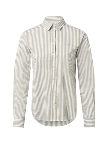 Gant Bluse in oliv weiß - 0008