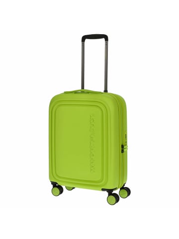 Mandarina Duck Logoduck+ - 4-Rollen-Kabinentrolley 52 cm erw. in acid lime