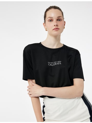 KOTON TSHIRT SS in Schwarz