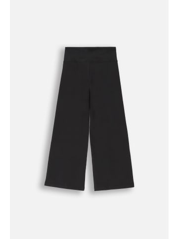 Coccodrillo Sweat-Leggings mit langen Hosenbein in schwarz