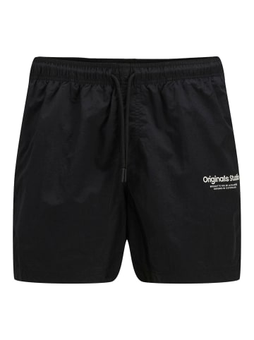JACK & JONES PLUS Badeshorts in Black