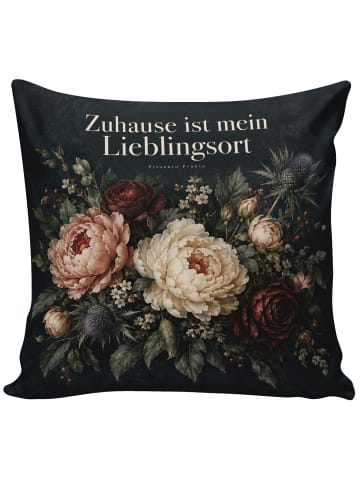 Mr. & Mrs. Panda Deko Kissen Blumenstrauss Elegant Design mit Sp... in Weiß