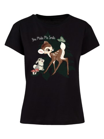 F4NT4STIC Box T-Shirt Disney Bambi Smile in schwarz