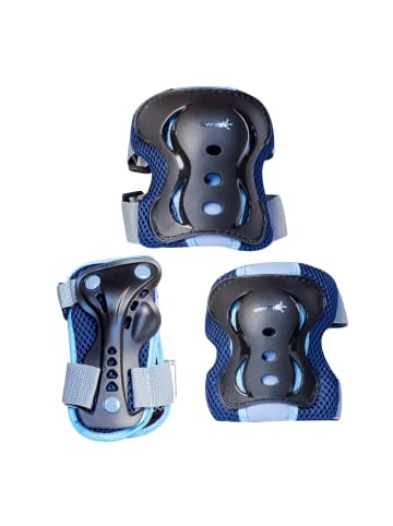 muuwmi Protektoren-Set in blau Gr. S